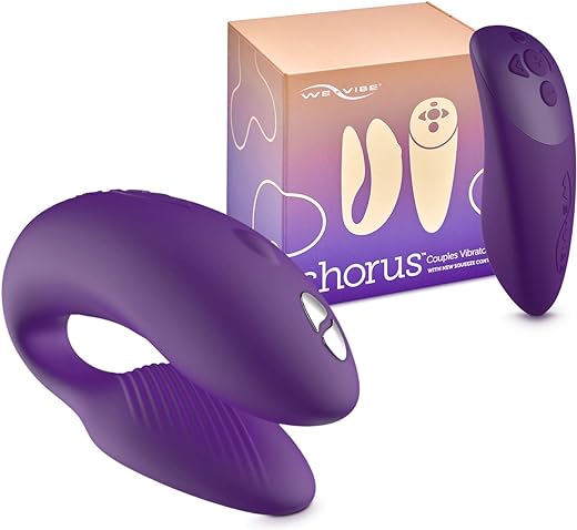 We-Vibe Chorus Couples Vibrator Remote & App Controlled Wearable Vibrating Smart Sex Toy for Him & Her, Purple