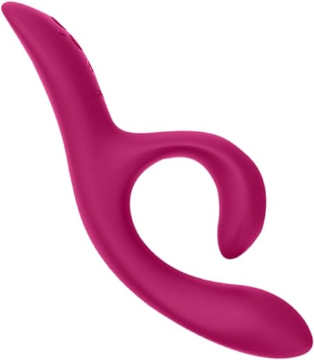 We-Vibe Nova 2 Rabbit Vibrator for Women - Vibrating Sex Toy for Clitoral and G-spot Stimulation - Flexible Vibrator with 10 Vibration Modes - App Controlled - Adult Toys for Couples - Fuchsia